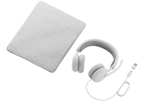 Logitech Zone Wired 2 Headset Head-band Calls/Music USB Type-C / USB Type-A White