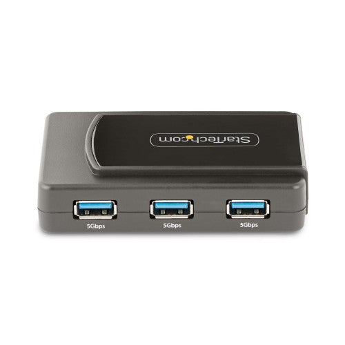 StarTech.com 5G7AS-USB-A-HUB interface hub USB 3.2 Gen 1 (3.1 Gen 1) Type-B 5000 Mbit/s Black, Gray