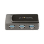 StarTech.com 5G7AS-USB-A-HUB interface hub USB 3.2 Gen 1 (3.1 Gen 1) Type-B 5000 Mbit/s Black, Gray