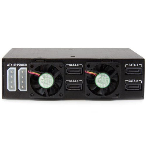 StarTech.com SATSASBP425 drive bay panel 5.25" Storage drive tray Black