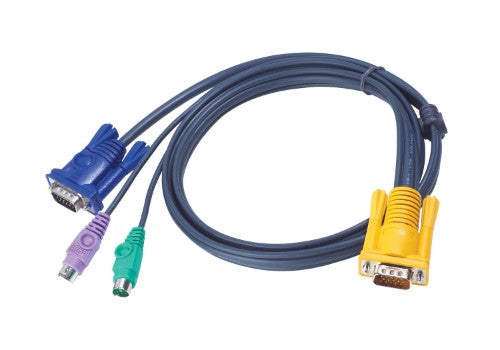 ATEN 2L-5210P KVM cable Black 393.7" (10 m)
