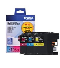 Brother LC103 C/M/Y ink cartridge 3 pc(s) Original High (XL) Yield Cyan, Magenta, Yellow