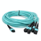 AddOn Networks ADD16FMPO4PO3M5OM4 fiber optic cable 118.1" (3 m) MPO-16 4x MPO LOMM OM4 Aqua color