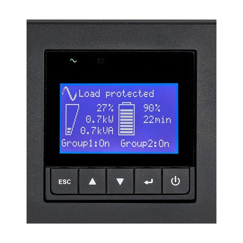 Eaton 9PX3000RTN-L uninterruptible power supply (UPS) Double-conversion (Online) 3 kVA 2700 W 8 AC outlet(s)