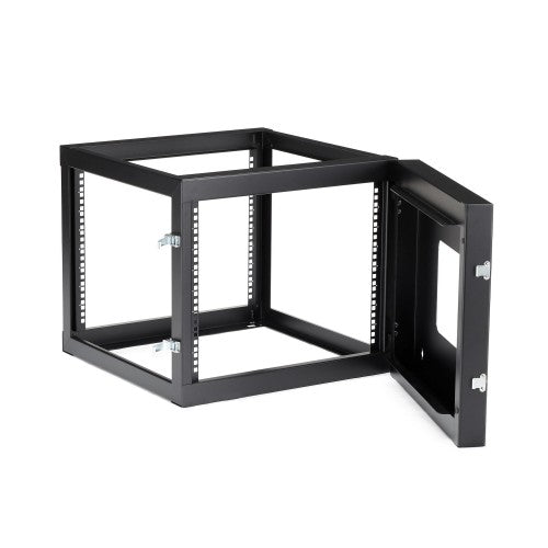 StarTech.com RK819WALLOH rack cabinet 8U Wall mounted rack Black