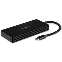StarTech.com SM21BMU31CI3 storage drive enclosure SSD enclosure Black M.2