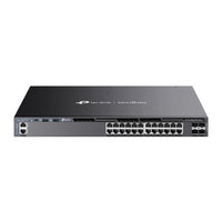 TP-Link Omada SG6428XHP network switch Managed L3 Gigabit Ethernet (10/100/1000) Power over Ethernet (PoE) 1U Black
