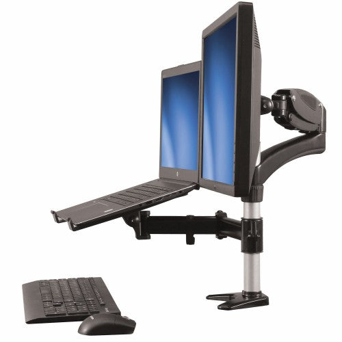 StarTech.com ARMUNONB monitor mount / stand 27" Desk Aluminum, Black