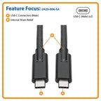 Tripp Lite U420-006-5A USB cable USB 3.2 Gen 1 (3.1 Gen 1) 72" (1.83 m) USB C Black