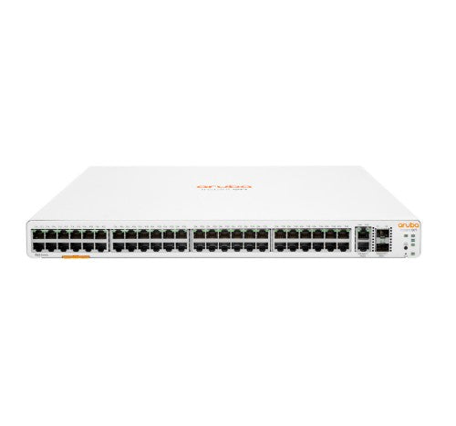 HPE Aruba Networking Instant On 1960 48G 2XGT 2SFP+ Managed L2+ Gigabit Ethernet (10/100/1000) 1U White