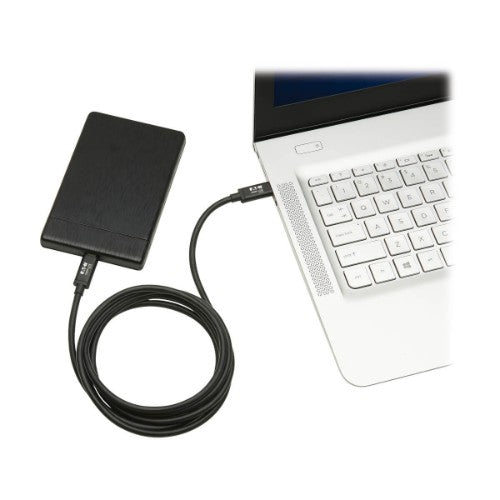 Tripp Lite MTB3-01M-5A-B Thunderbolt cable 39.4" (1 m) 20 Gbit/s Black