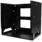 StarTech.com WALLSHELF8U rack cabinet 8U Wall mounted rack Black