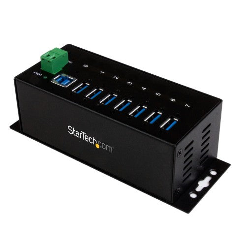 StarTech.com ST7300USBME interface hub USB 3.2 Gen 1 (3.1 Gen 1) Type-B 5000 Mbit/s Black