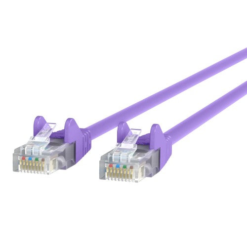 Belkin A3L980-75-PUR-S networking cable Purple 900" (22.9 m) Cat6 U/UTP (UTP)
