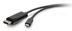 C2G C2G54475 72" (1.83 m) USB Type-C DisplayPort Black