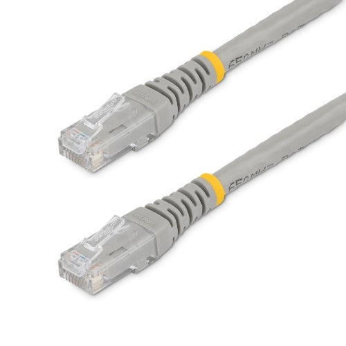 StarTech.com C6PATCH50GR networking cable Gray 600" (15.2 m) Cat6 U/UTP (UTP)