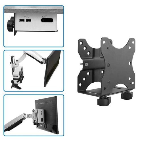 StarTech.com ACCSMNT CPU holder Monitor stand-mounted CPU holder Black