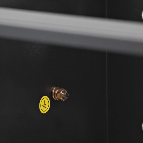 StarTech.com WALLMOUNT4 rack cabinet 4U Wall mounted rack Black