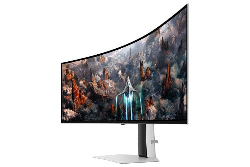 Samsung LS49CG932SNXZA computer monitor 49" 5120 x 1440 pixels Dual QHD OLED Silver