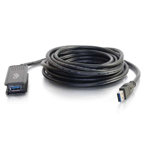 C2G 39939 USB cable USB 3.2 Gen 1 (3.1 Gen 1) 196.9" (5 m) USB A Black