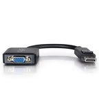 C2G 54323 video cable adapter 7.87" (0.2 m) DisplayPort VGA Black