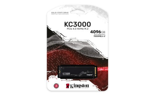 Kingston Technology KC3000 4 TB M.2 PCI Express 4.0 NVMe 3D TLC
