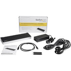 StarTech.com DK30CH2DPPD laptop dock/port replicator Wired USB 3.2 Gen 1 (3.1 Gen 1) Type-C Black, Silver