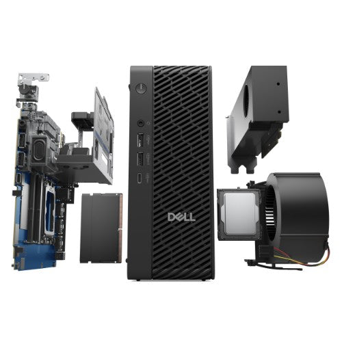 DELL Pro Max FCM2250 Intel Core Ultra 7 265 32 GB DDR5-SDRAM 512 GB SSD NVIDIA RTX 2000 Ada Windows 11 Pro Micro PC PC Black
