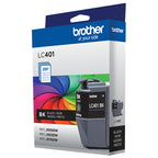 Brother LC401BKS ink cartridge 1 pc(s) Original Standard Yield Black