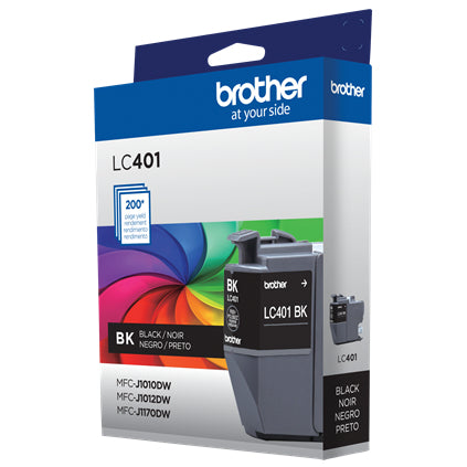 Brother LC401BKS ink cartridge 1 pc(s) Original Standard Yield Black