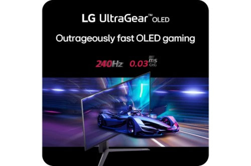 LG 27GS93QE-B computer monitor 27" 2560 x 1440 pixels Quad HD OLED Black