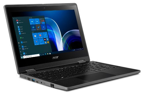 Acer TravelMate TMB311R-32-C31R Hybrid (2-in-1) 11.6" Touchscreen HD Intel® Celeron® N N5100 4 GB DDR4-SDRAM 128 GB Flash Wi-Fi 6 (802.11ax) Windows 10 Pro Black