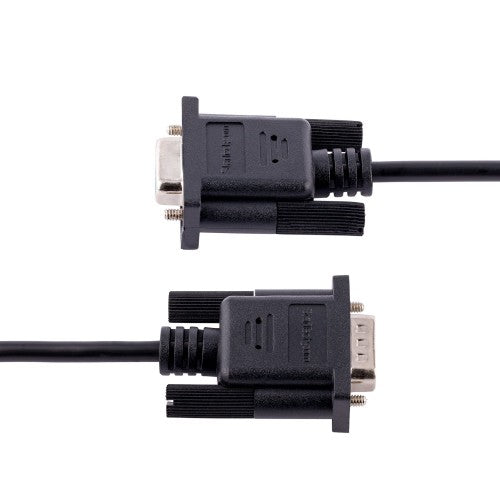 StarTech.com 9FMNM-3M-RS232-CABLE serial cable Black 118.1" (3 m) DB-9