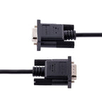 StarTech.com 9FMNM-3M-RS232-CABLE serial cable Black 118.1" (3 m) DB-9