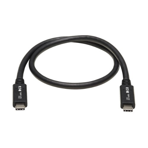 Tripp Lite U420-20N-G2-5A USB cable USB 3.2 Gen 2 (3.1 Gen 2) 19.7" (0.5 m) USB C Black