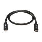 Tripp Lite U420-20N-G2-5A USB cable USB 3.2 Gen 2 (3.1 Gen 2) 19.7" (0.5 m) USB C Black