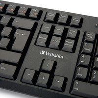 Verbatim 70734 keyboard Mouse included USB QWERTY Black