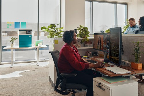 HP Poly Blackwire 3315 Monaural Microsoft Teams Certified USB-C Headset +3.5mm Plug +USB-C/A Adapter