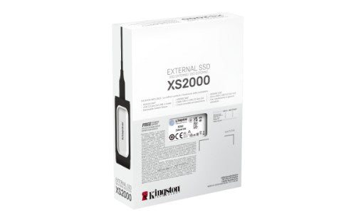 Kingston Technology XS2000 4 TB USB Type-C 3.2 Gen 2 (3.1 Gen 2) Black, Silver