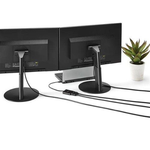 StarTech.com MSTCDP122DP USB graphics adapter 3840 x 2160 pixels Black