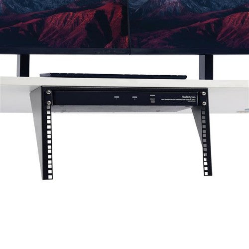 StarTech.com RK619WALLV rack cabinet 6U Wall mounted rack Black