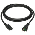 Tripp Lite P006AB-010-HG power cable Black 120.1" (3.05 m) NEMA 5-15P C13 coupler