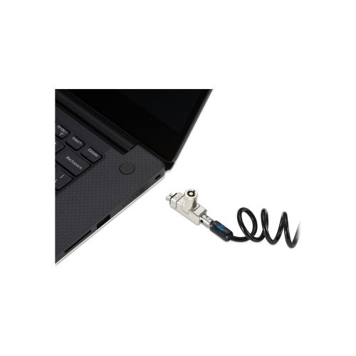 Kensington Slim N17 2.0 Portable Keyed Laptop Lock for Wedge-Shaped Slots