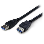StarTech.com USB3SEXT2MBK USB cable USB 3.2 Gen 1 (3.1 Gen 1) 78.7" (2 m) USB A Black