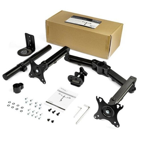 StarTech.com ARMDUAL3 monitor mount / stand 32" Desk Black
