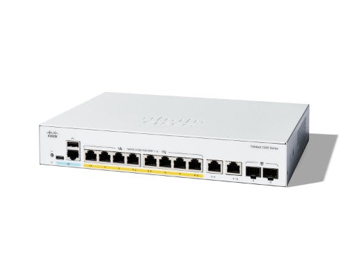 Cisco C1200-8P-E-2G network switch Managed L2/L3 Gigabit Ethernet (10/100/1000) White