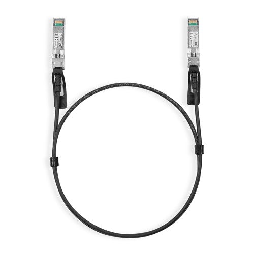TP-Link TL-SM5220-1M InfiniBand/fibre optic cable 39.4" (1 m) SFP+ DAC Black