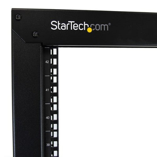 StarTech.com 2POSTRACK42 rack cabinet 42U Freestanding rack Black