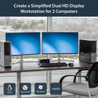 StarTech.com SV231DPDDUA KVM switch Black