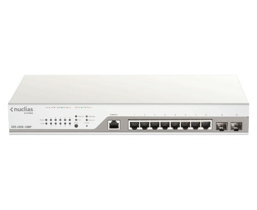 D-Link DBS-2000-10MP network switch Managed L2 Gigabit Ethernet (10/100/1000) Power over Ethernet (PoE) Gray